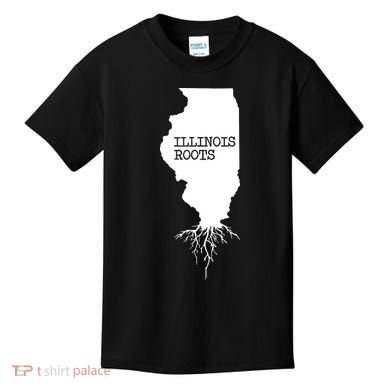 Illinois Roots Shirts State Map Gift Illinois Kids T-Shirt