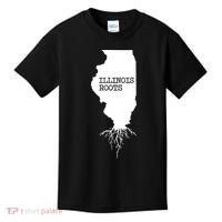 Illinois Roots Shirts State Map Gift Illinois Kids T-Shirt thumb 0