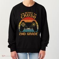I'm Ready to Crush 2nd Grade Back to School Video Game Women's Sweatshirt thumb 0