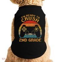 I'm Ready to Crush 2nd Grade Back to School Video Game Doggie Tank thumb 0