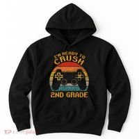 I'm Ready to Crush 2nd Grade Back to School Video Game Hoodie thumb 0