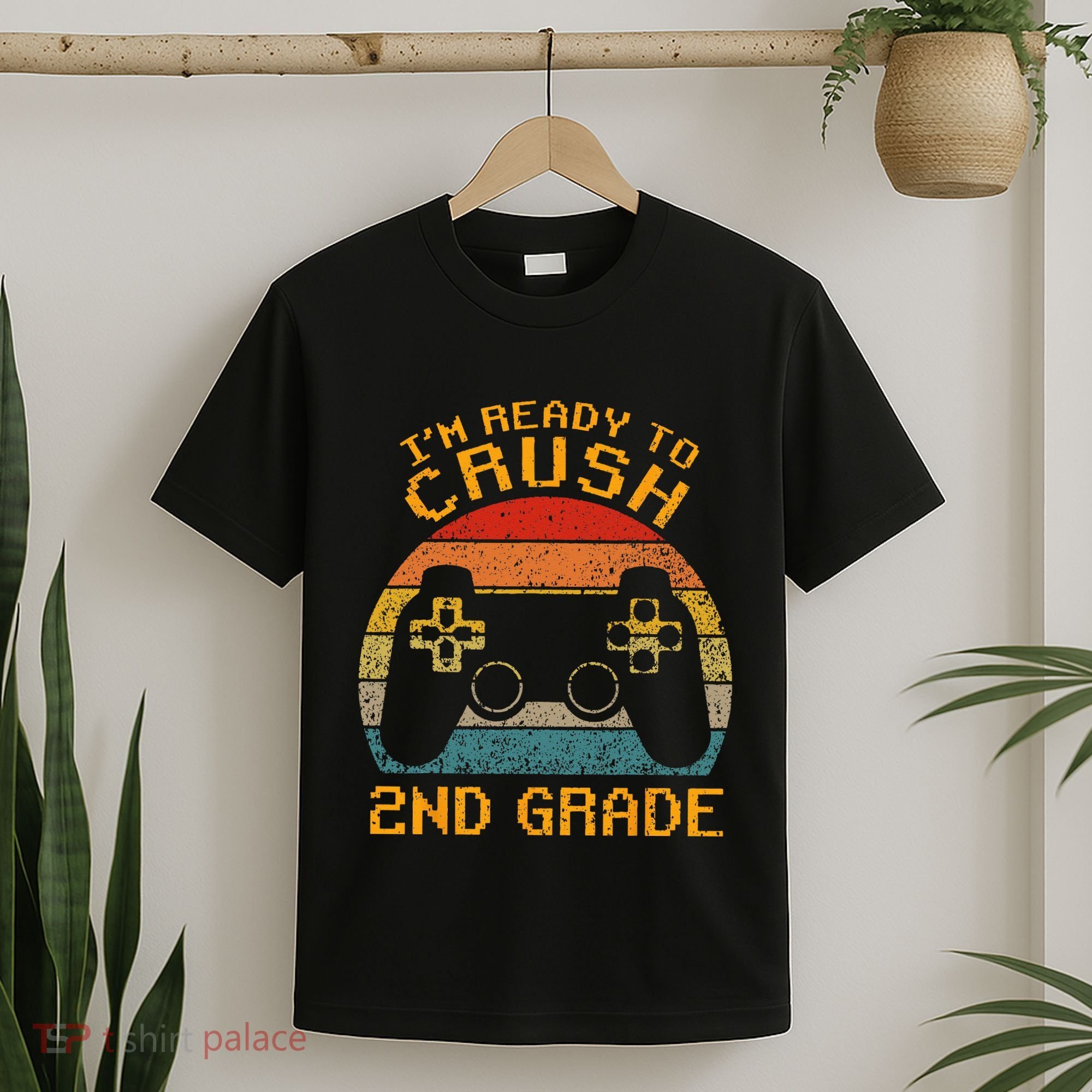 I'm Ready to Crush 2nd Grade Back to School Video Game T-Shirt