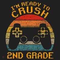 I'm Ready to Crush 2nd Grade Back to School Video Game Beanie thumb 2