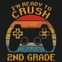 I'm Ready to Crush 2nd Grade Back to School Video Game Women's Hoodie thumb 2