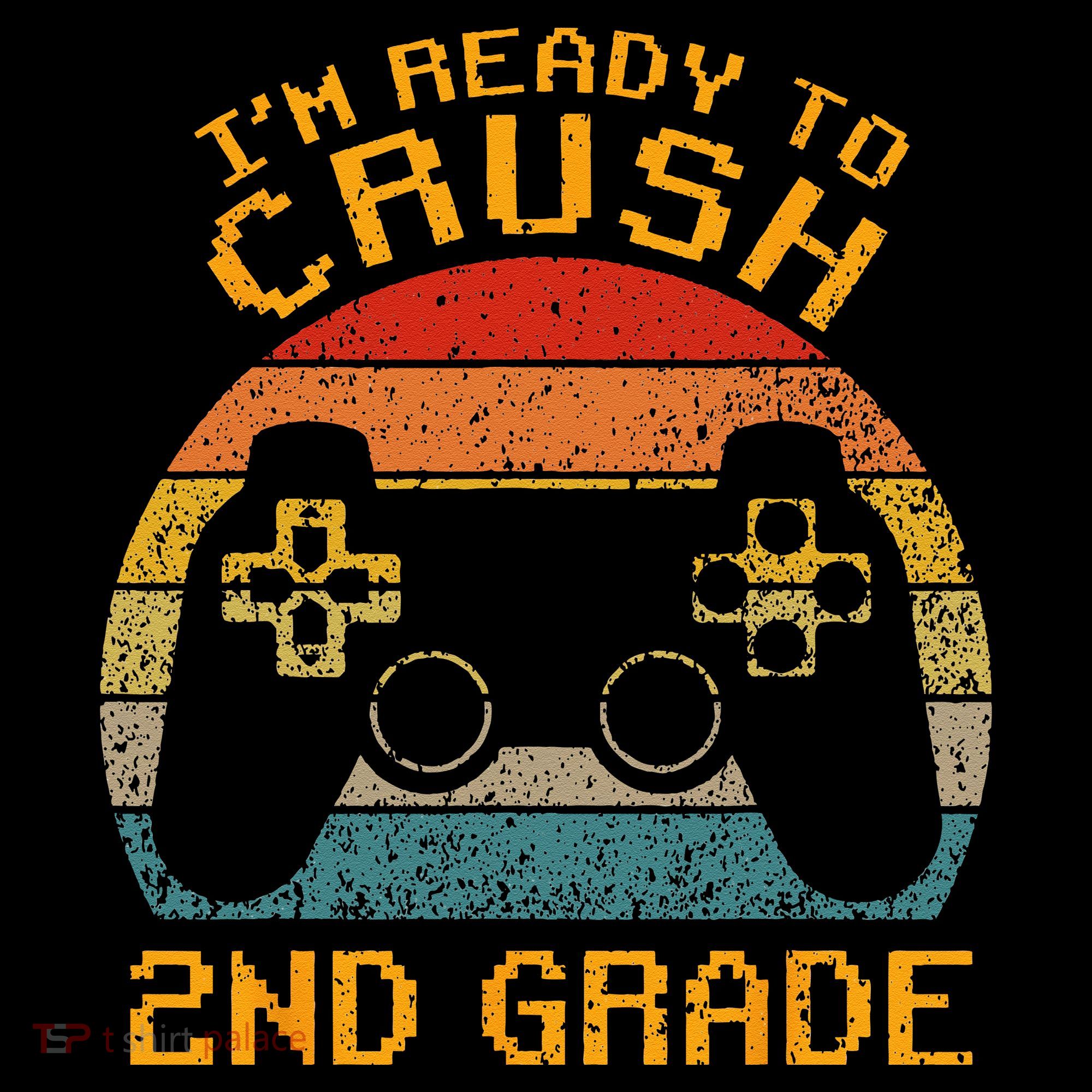 I'm Ready to Crush 2nd Grade Back to School Video Game Women's Hoodie