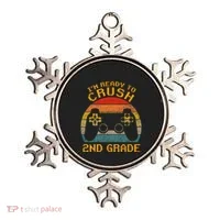 I'm Ready to Crush 2nd Grade Back to School Video Game Ornament thumb 0