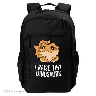 I Raise Tiny Dinosaurs Lizard Bearded Dragon Mom Gift Backpack
