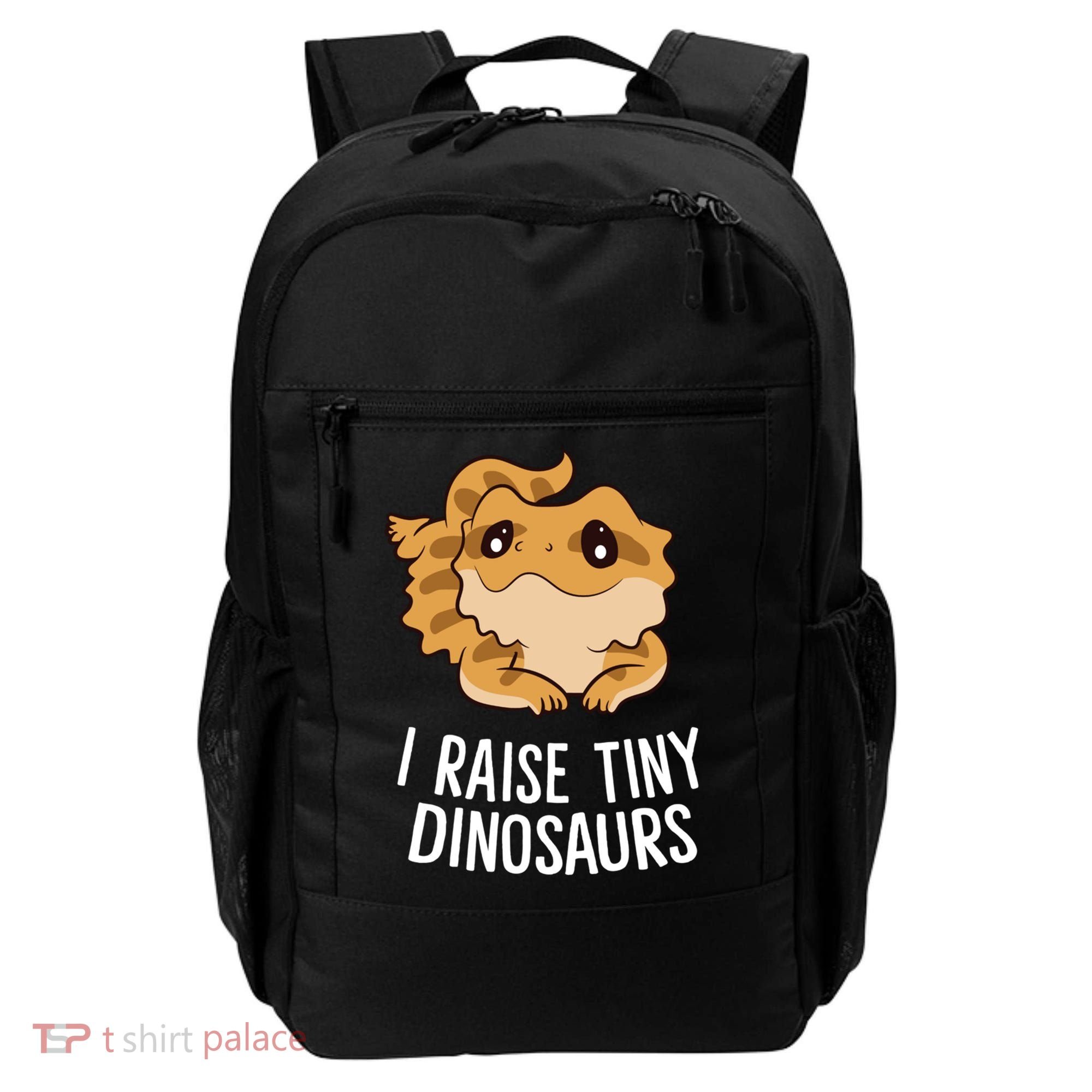 I Raise Tiny Dinosaurs Lizard Bearded Dragon Mom Gift Backpack