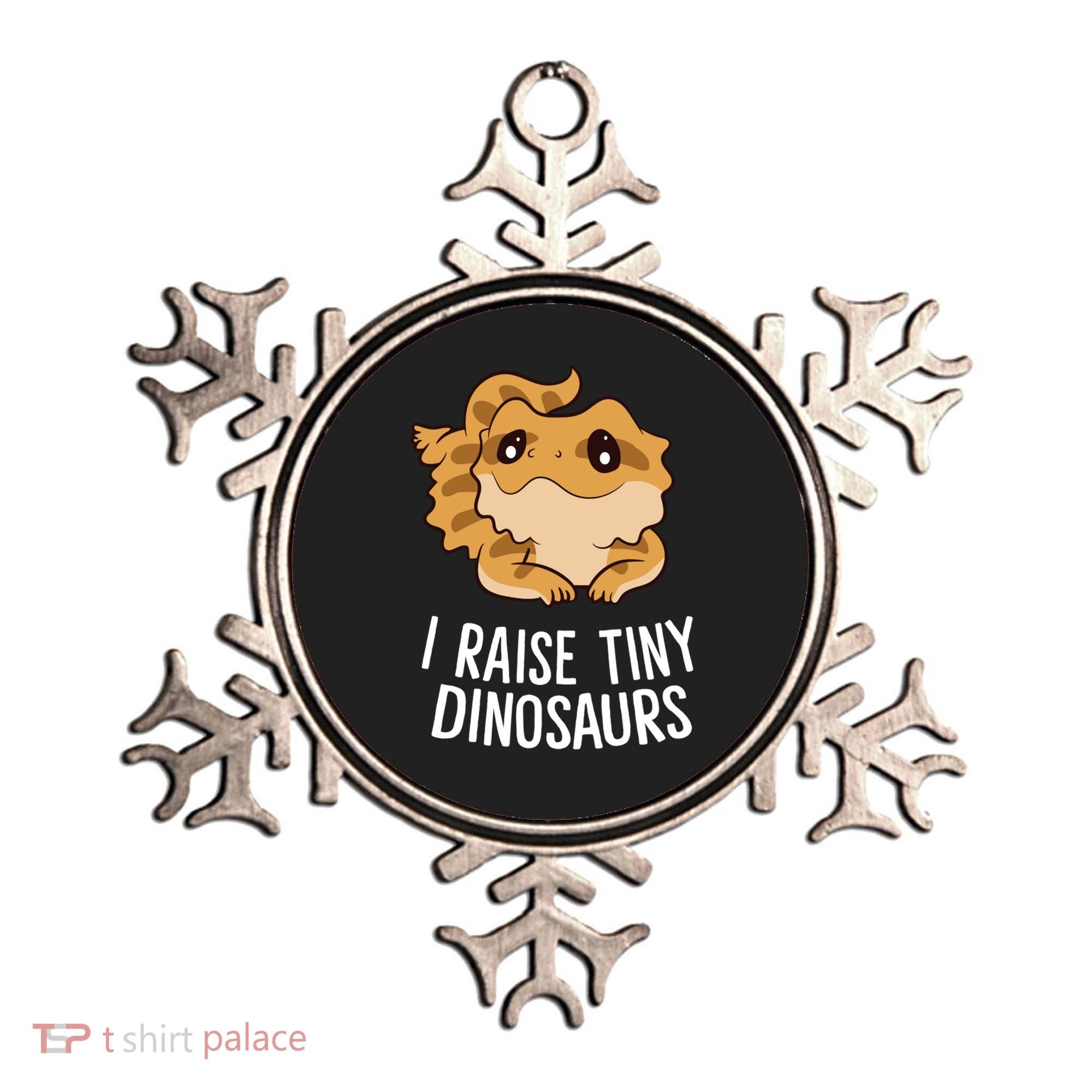 I Raise Tiny Dinosaurs Lizard Bearded Dragon Mom Gift Ornament