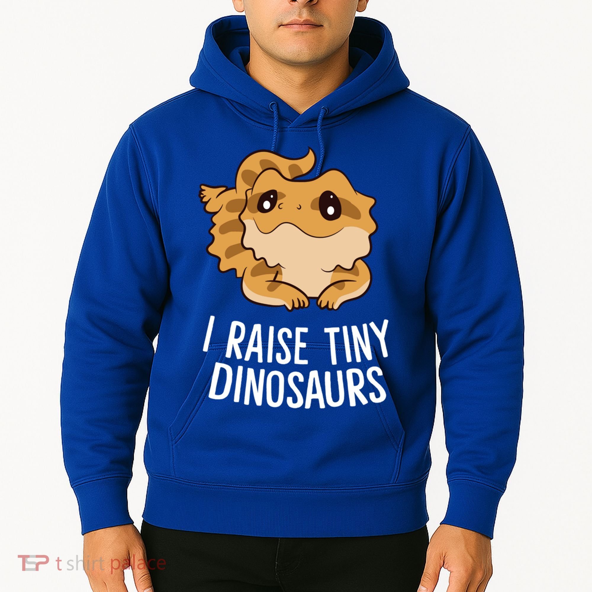 I Raise Tiny Dinosaurs Lizard Bearded Dragon Mom Gift Hoodie