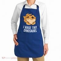 I Raise Tiny Dinosaurs Lizard Bearded Dragon Mom Gift Apron thumb 2