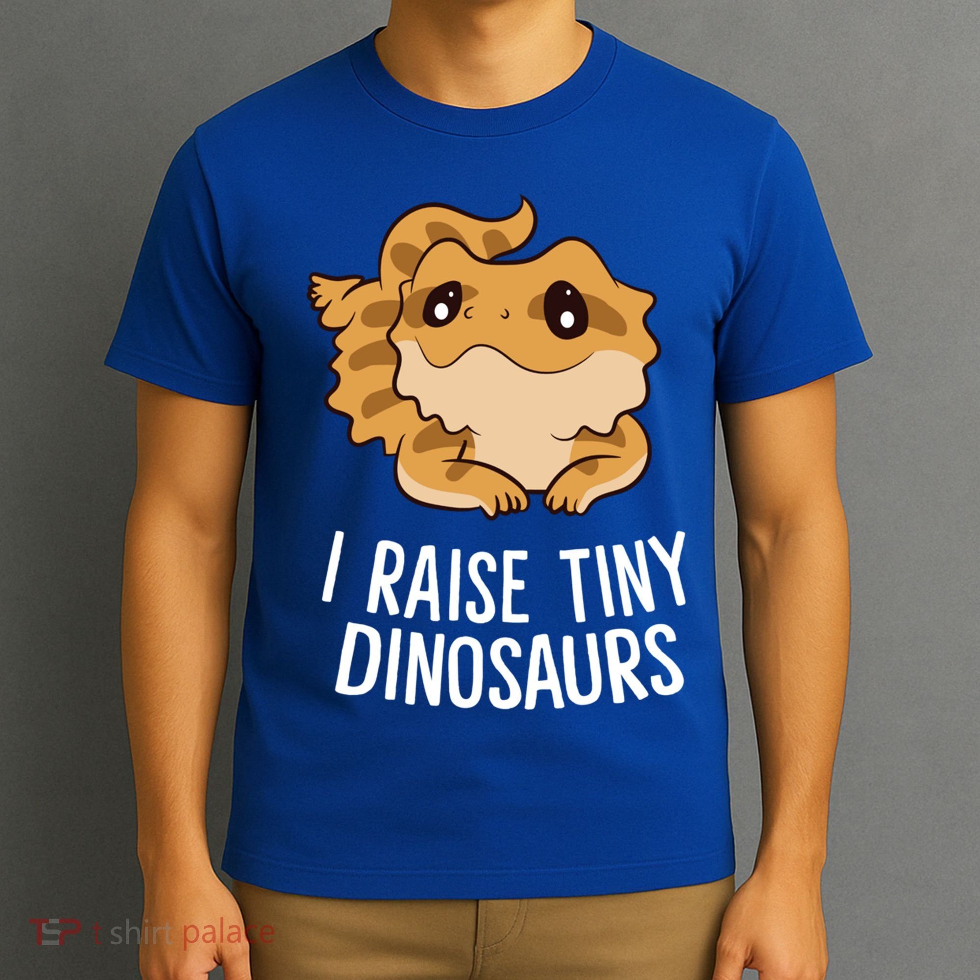 I Raise Tiny Dinosaurs Lizard Bearded Dragon Mom Gift T-Shirt
