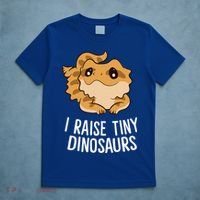 I Raise Tiny Dinosaurs Lizard Bearded Dragon Mom Gift T-Shirt thumb 5