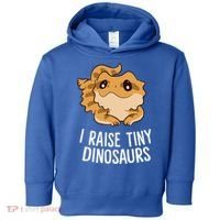 I Raise Tiny Dinosaurs Lizard Bearded Dragon Mom Gift Toddler Hoodie thumb 0