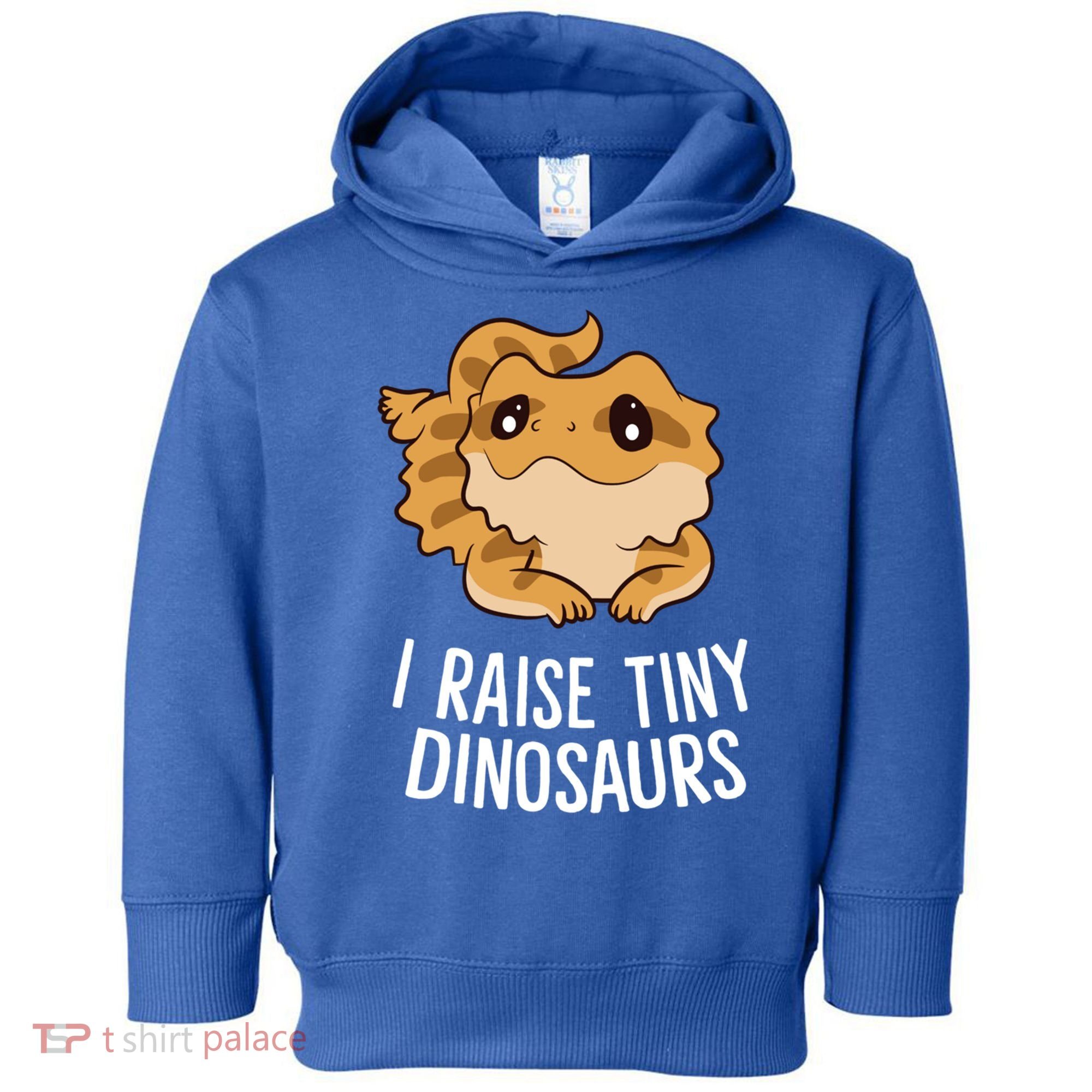 I Raise Tiny Dinosaurs Lizard Bearded Dragon Mom Gift Toddler Hoodie