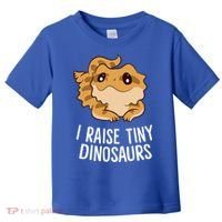 I Raise Tiny Dinosaurs Lizard Bearded Dragon Mom Gift Toddler T-Shirt thumb 0