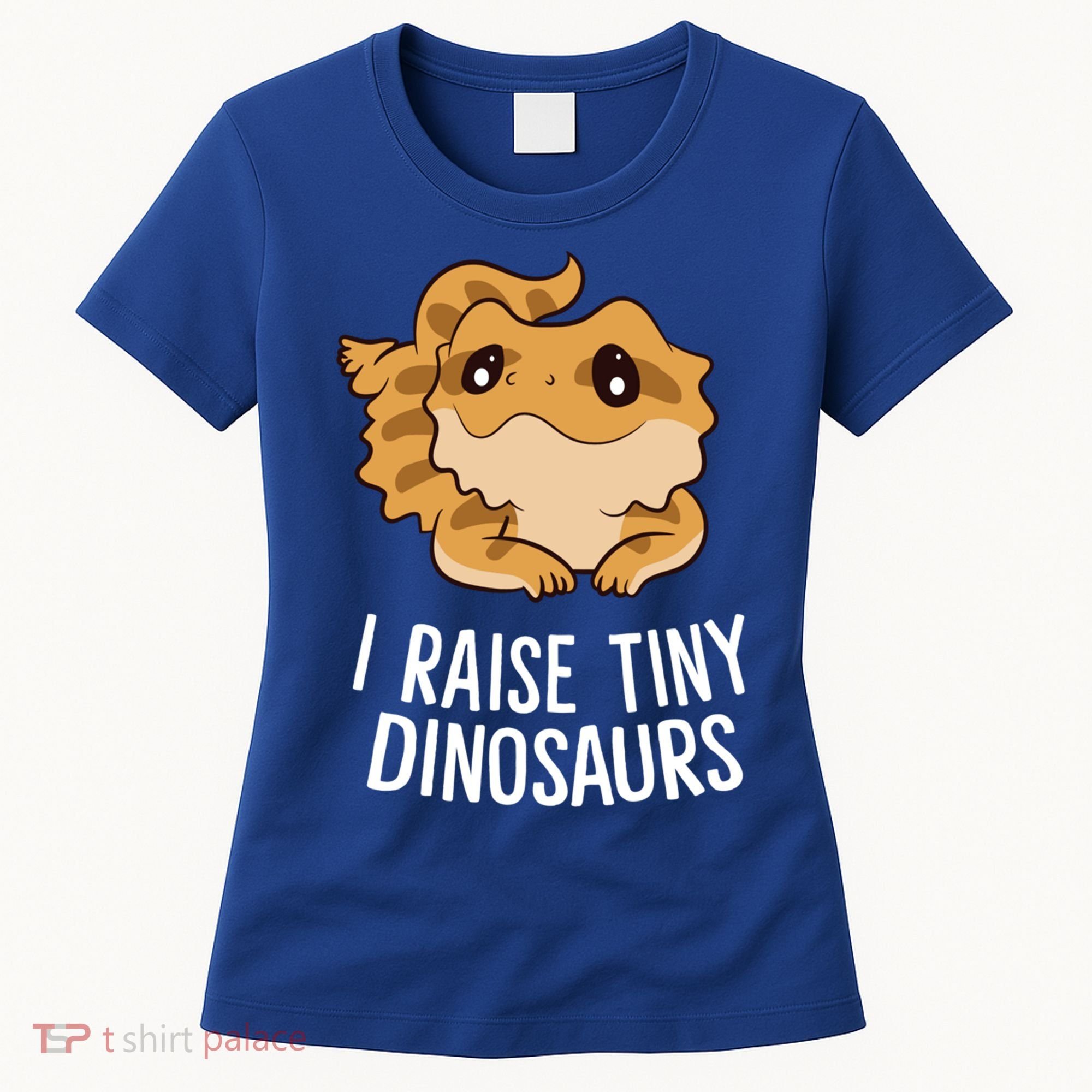I Raise Tiny Dinosaurs Lizard Bearded Dragon Mom Gift Women's T-Shirt