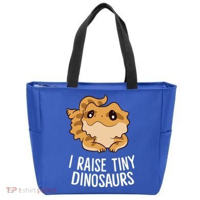 I Raise Tiny Dinosaurs Lizard Bearded Dragon Mom Gift Tote Bag