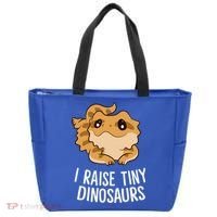 I Raise Tiny Dinosaurs Lizard Bearded Dragon Mom Gift Tote Bag thumb 0