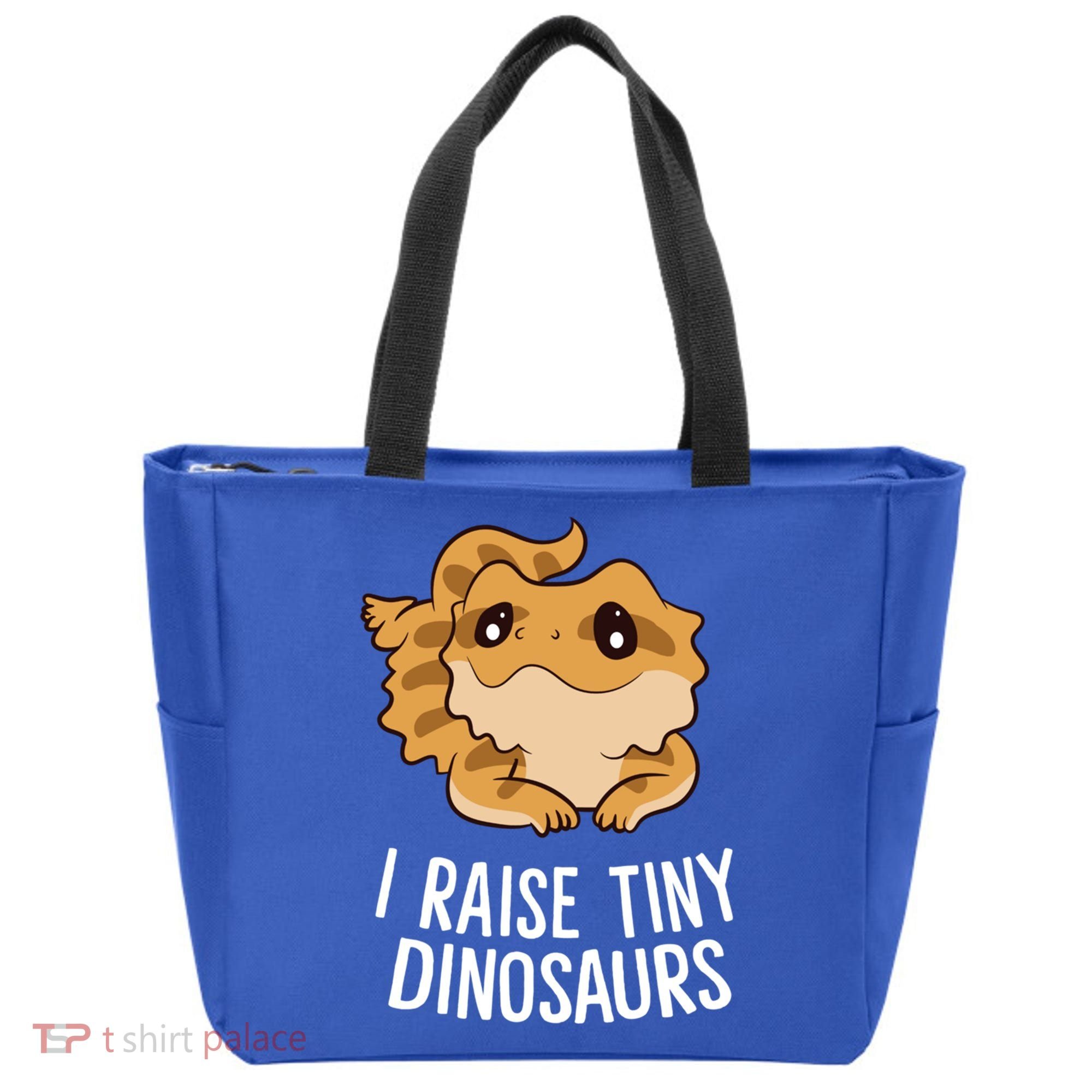I Raise Tiny Dinosaurs Lizard Bearded Dragon Mom Gift Tote Bag