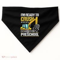 Im Ready To Crush Preschool Construction Vehicle Boy USA-Made Doggie Bandana thumb 0