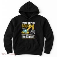 Im Ready To Crush Preschool Construction Vehicle Boy Hoodie thumb 0