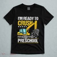 Im Ready To Crush Preschool Construction Vehicle Boy T-Shirt thumb 5