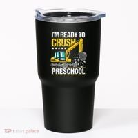 Im Ready To Crush Preschool Construction Vehicle Boy Tumbler thumb 0