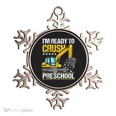 Im Ready To Crush Preschool Construction Vehicle Boy Ornament