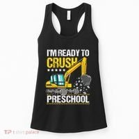 Im Ready To Crush Preschool Construction Vehicle Boy Women's Tank Top thumb 0