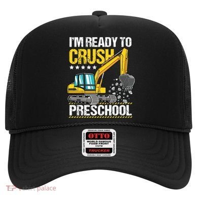 Im Ready To Crush Preschool Construction Vehicle Boy Hat