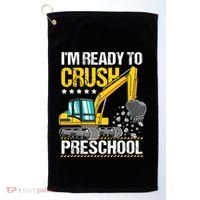 Im Ready To Crush Preschool Construction Vehicle Boy Golf Towel thumb 0