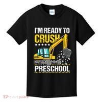 Im Ready To Crush Preschool Construction Vehicle Boy Kids T-Shirt thumb 0
