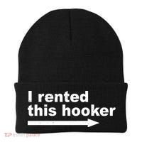 I Rented This Hooker Funny Beanie thumb 0