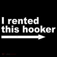 I Rented This Hooker Funny Women's Long Sleeve Shirt thumb 2