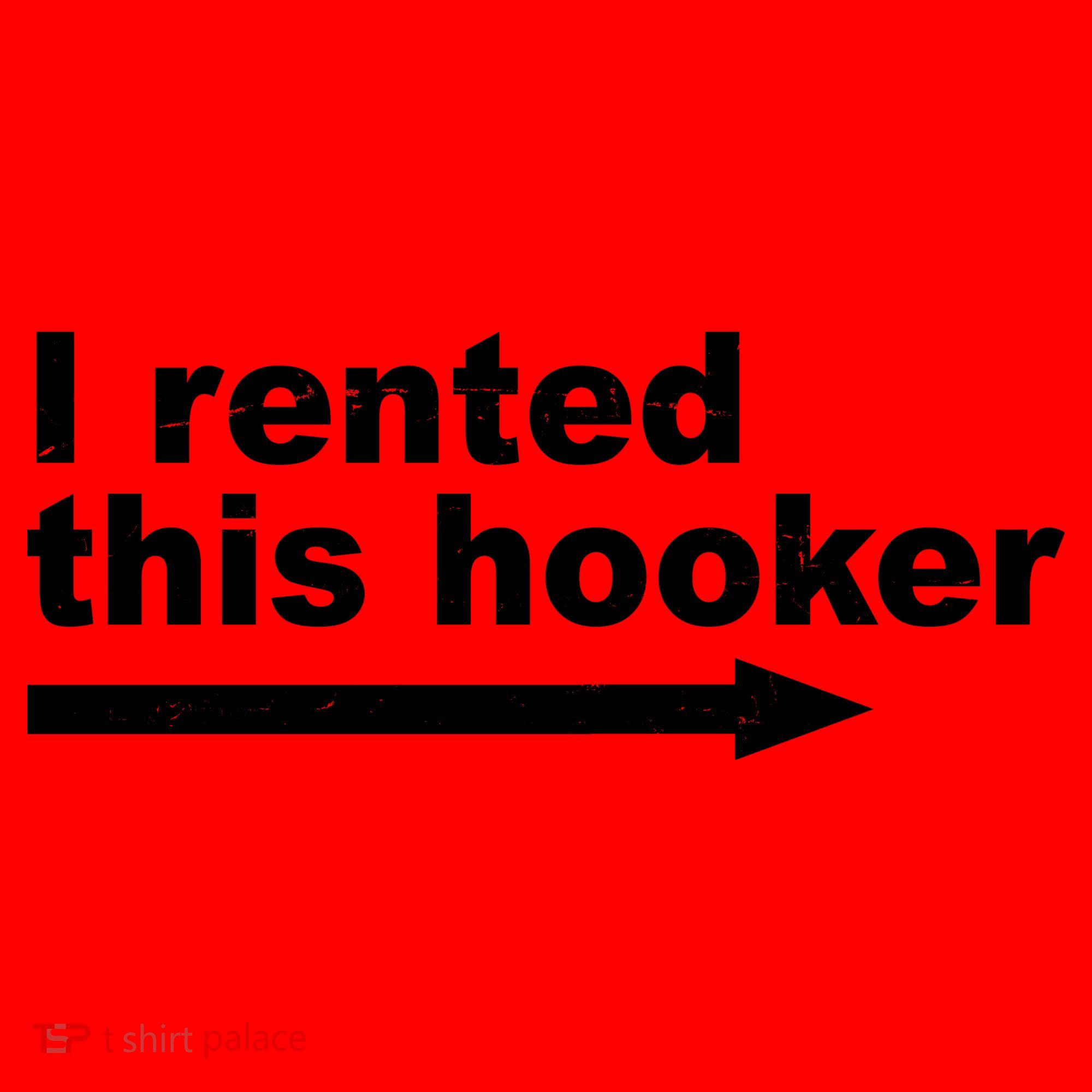 I Rented This Hooker Funny Santa Hat