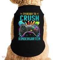 I'm Ready to Crush Kindergarten Back to School Video Game Doggie Tank thumb 0