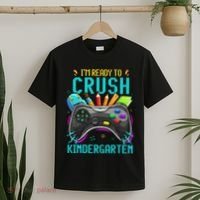 I'm Ready to Crush Kindergarten Back to School Video Game T-Shirt thumb 2