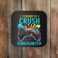 I'm Ready to Crush Kindergarten Back to School Video Game Coaster thumb 0
