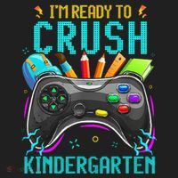 I'm Ready to Crush Kindergarten Back to School Video Game Hat thumb 2