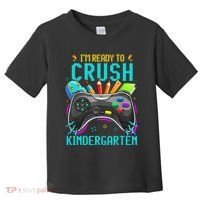 I'm Ready to Crush Kindergarten Back to School Video Game Toddler T-Shirt thumb 0