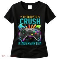 I'm Ready to Crush Kindergarten Back to School Video Game Women's T-Shirt thumb 0