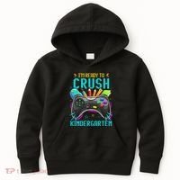I'm Ready to Crush Kindergarten Back to School Video Game Kids Hoodie thumb 0