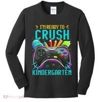 I'm Ready to Crush Kindergarten Back to School Video Game Kids Long Sleeve Shirt thumb 0