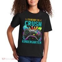 I'm Ready to Crush Kindergarten Back to School Video Game Kids T-Shirt thumb 2