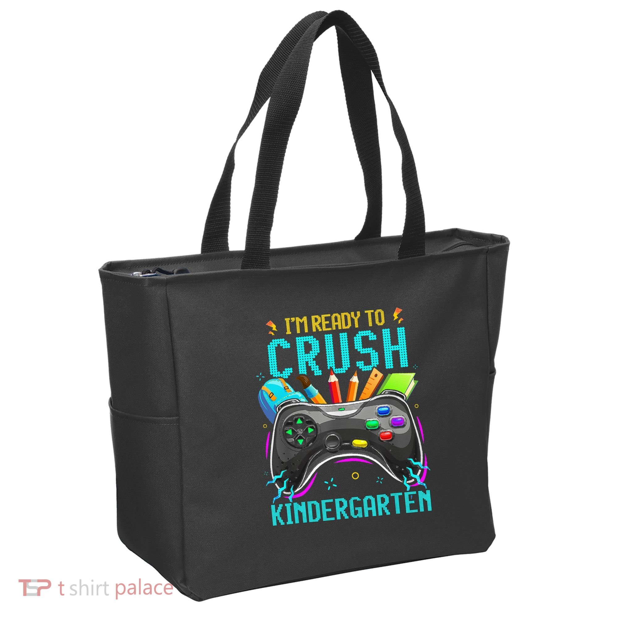 I'm Ready to Crush Kindergarten Back to School Video Game Tote Bag