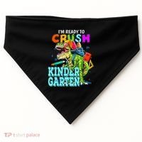 I'm Ready To Crush Kindergarten Dinosaur Back To School USA-Made Doggie Bandana thumb 0