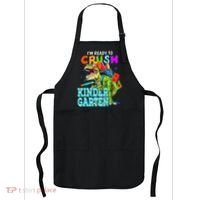 I'm Ready To Crush Kindergarten Dinosaur Back To School Apron thumb 0