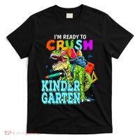 I'm Ready To Crush Kindergarten Dinosaur Back To School T-Shirt thumb 0
