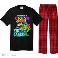 I'm Ready To Crush Kindergarten Dinosaur Back To School Pajama Set thumb 0